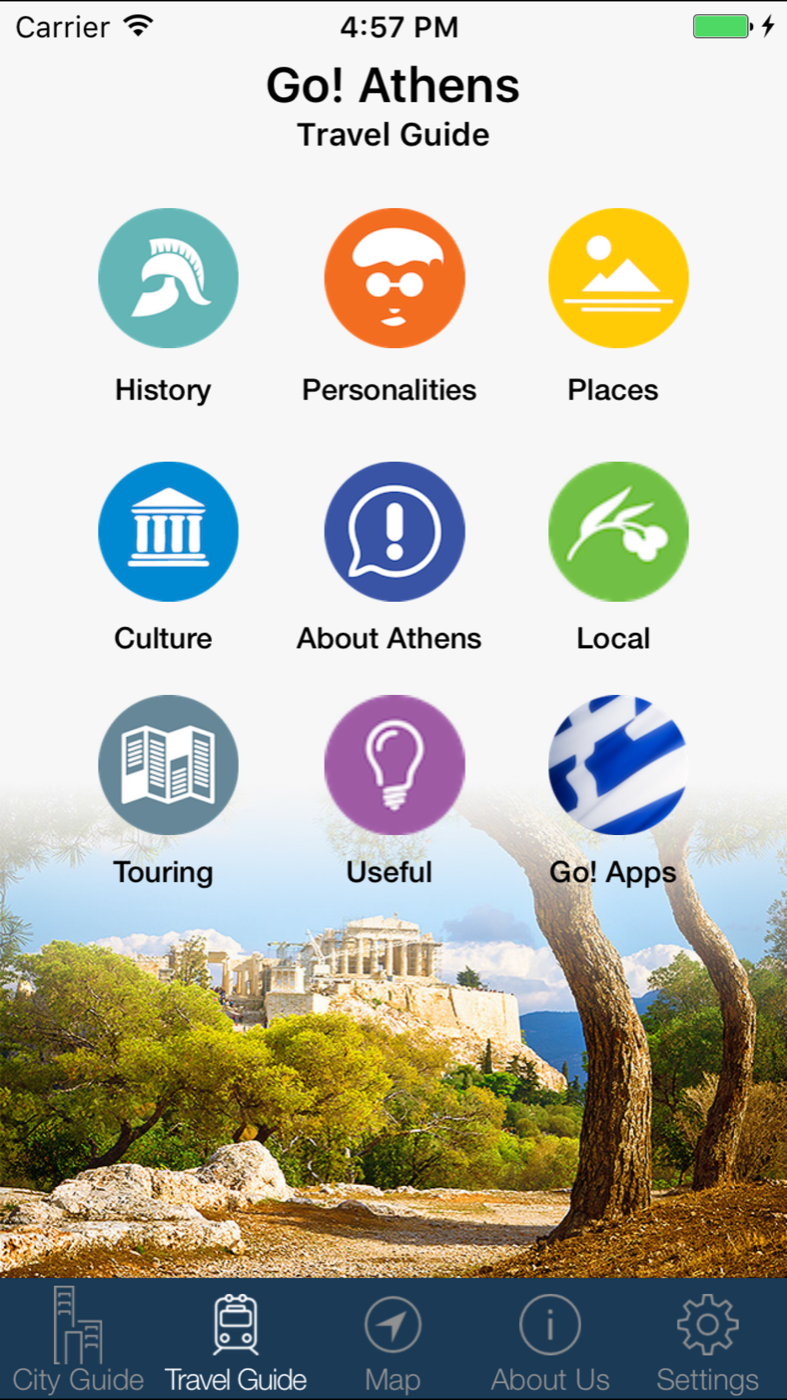 Go! Athens travel guide app