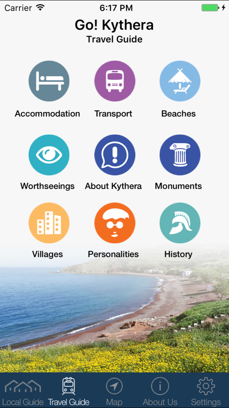 Go! Kythera travel guide app