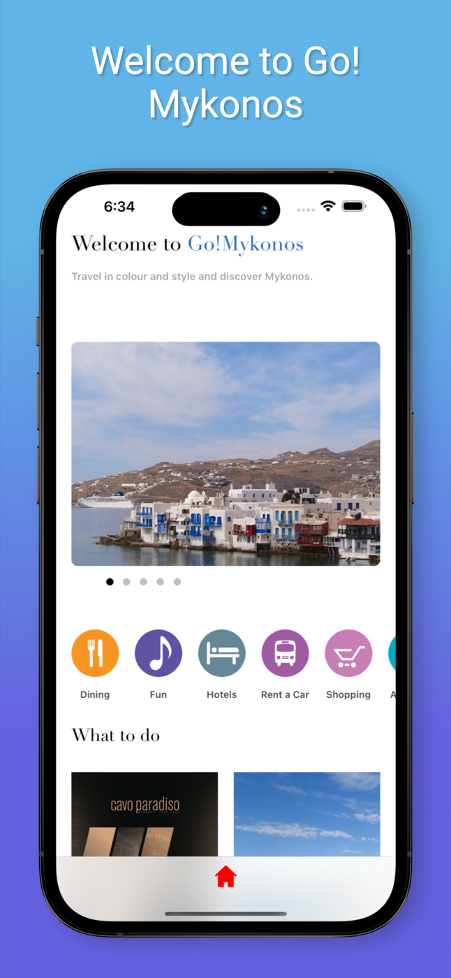 Go! Mykonos travel guide app