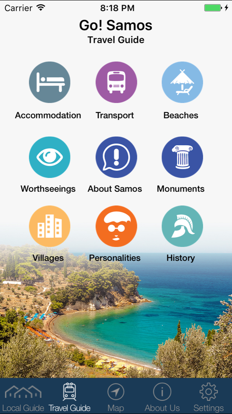 Go! Samos travel guide app